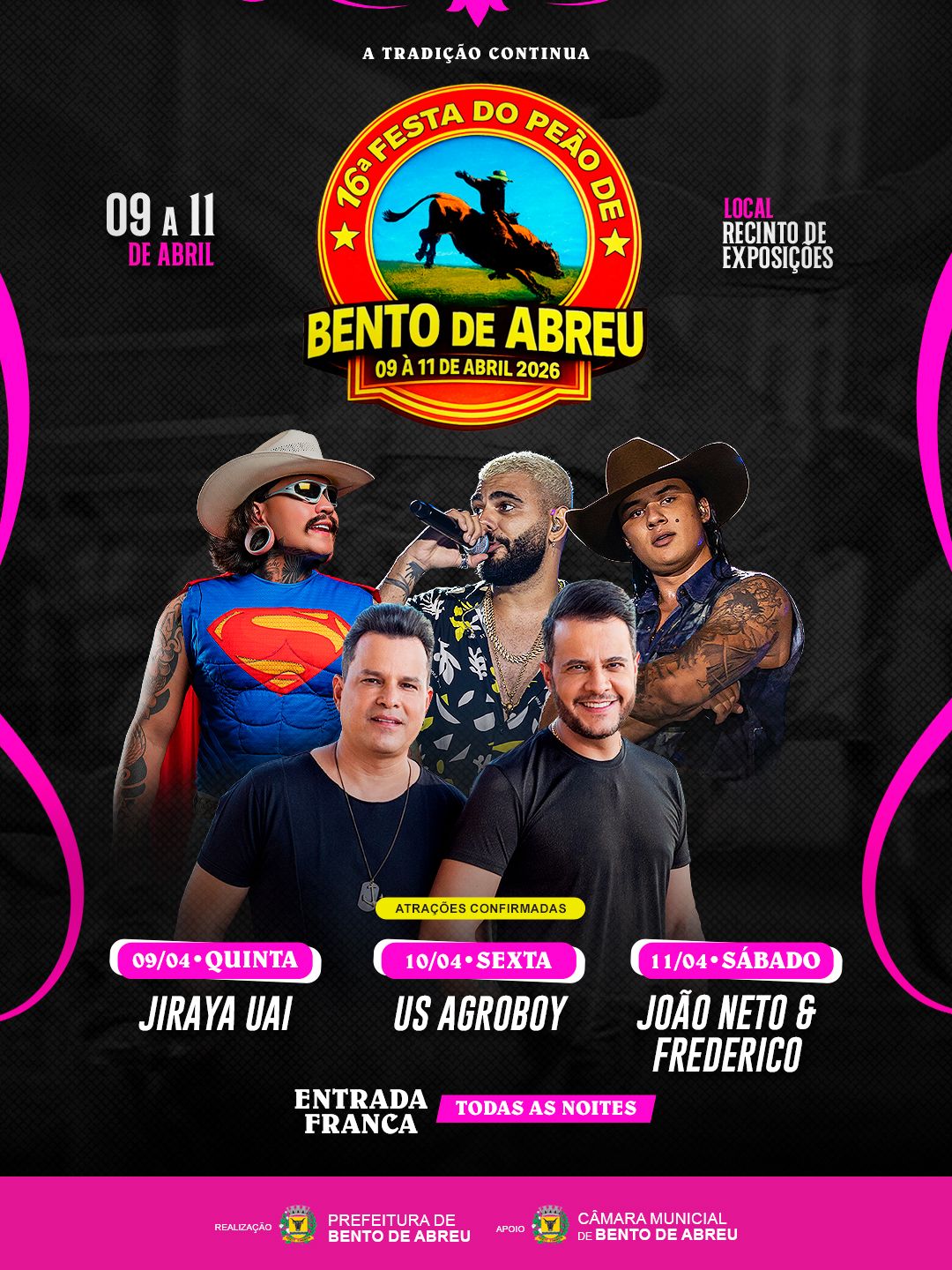 16º FESTA DO PEÃO DE BENTO DE ABREU (FOTOS) - Prefeitura Municipal de Bento de Abreu-SP