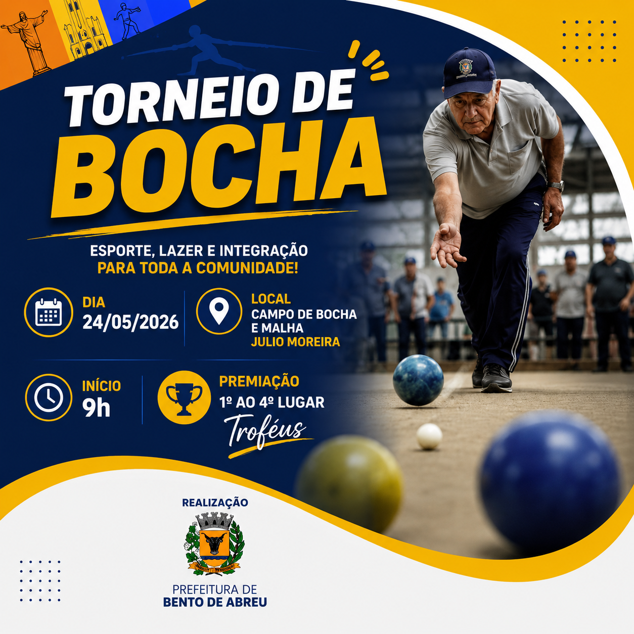 TORNEIO DE BOCHA - Prefeitura Municipal de Bento de Abreu-SP