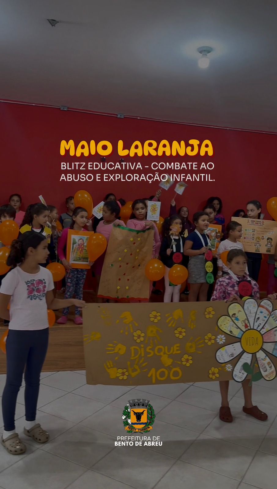 BLITZ – COMBATE AO ABUSO E EXPLORAÇÃO INFANTIL - Prefeitura Municipal de Bento de Abreu-SP