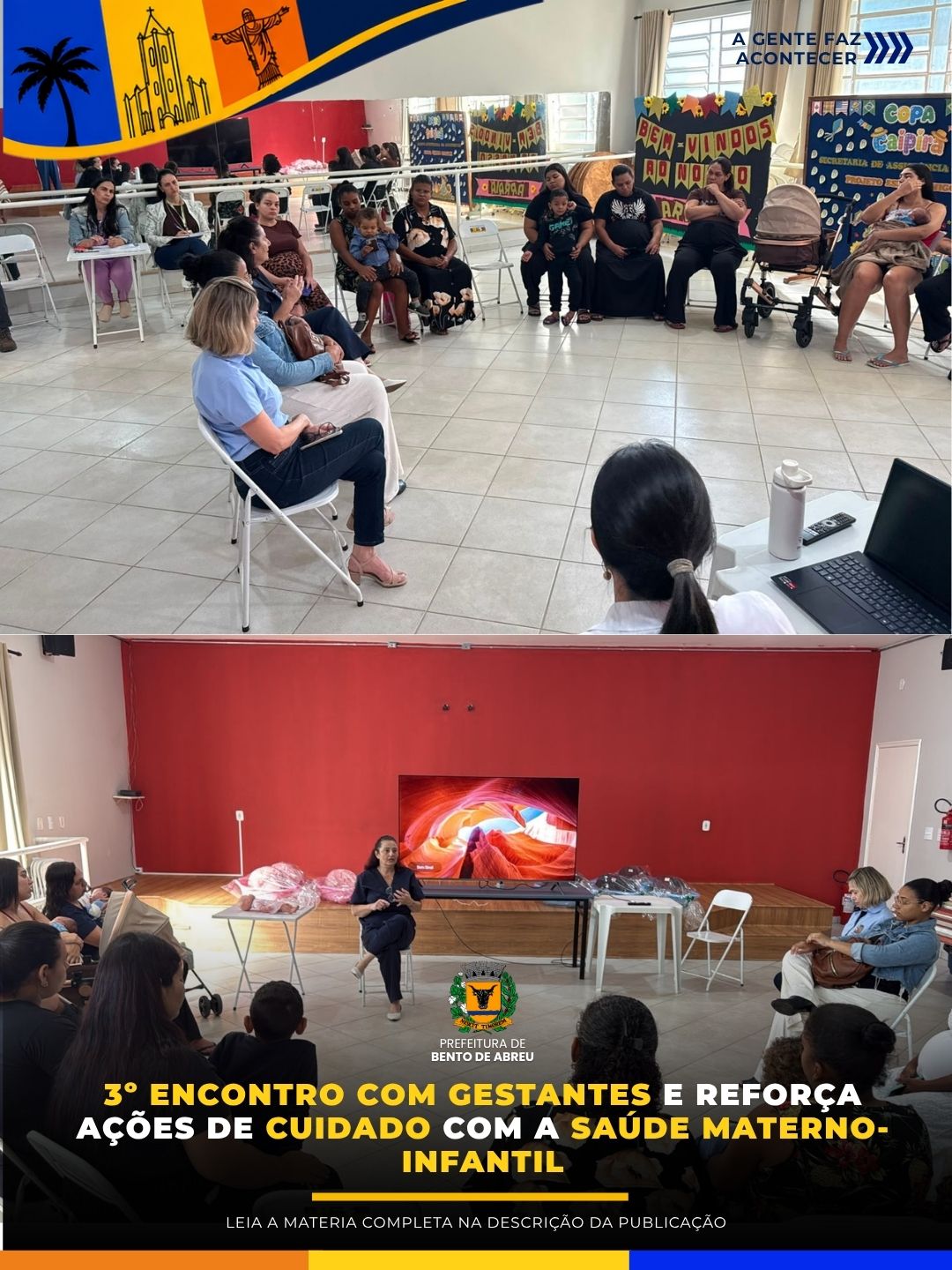 3º ENCONTRO DE GESTANTES - Prefeitura Municipal de Bento de Abreu-SP