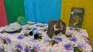 EMEF DORIVAL REIS CAMARGO REALIZA EXPOSIÇÃO FOLCLÓRICA.