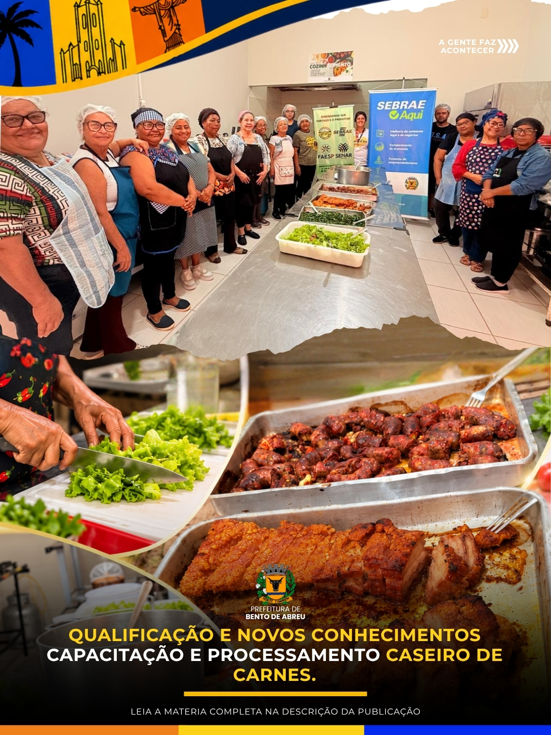 CURSO DE PROCESAMENTO CASEIRO DE CARNES. - Prefeitura Municipal de Bento de Abreu-SP
